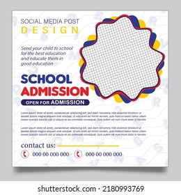 School admission template for business and finance 