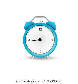 school alarm clock, time, vector graphics