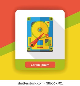 school alarm flat icon
