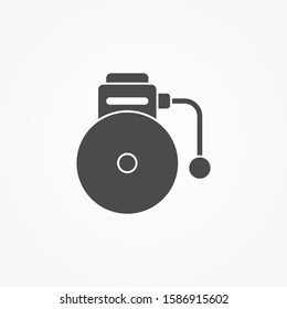 School alarm vector icon sign symbol