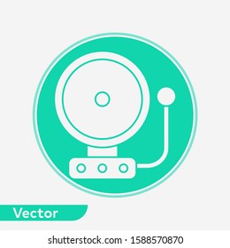School alarm vector icon sign symbol