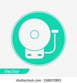 School alarm vector icon sign symbol