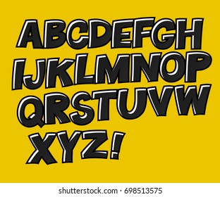 Star Font Vector Alphabet Set Letters Stock Vector (Royalty Free) 355563596