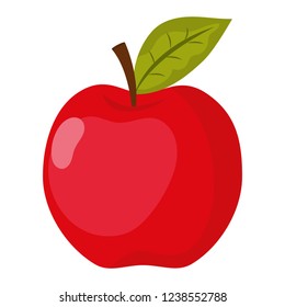 School Apple Cartoon