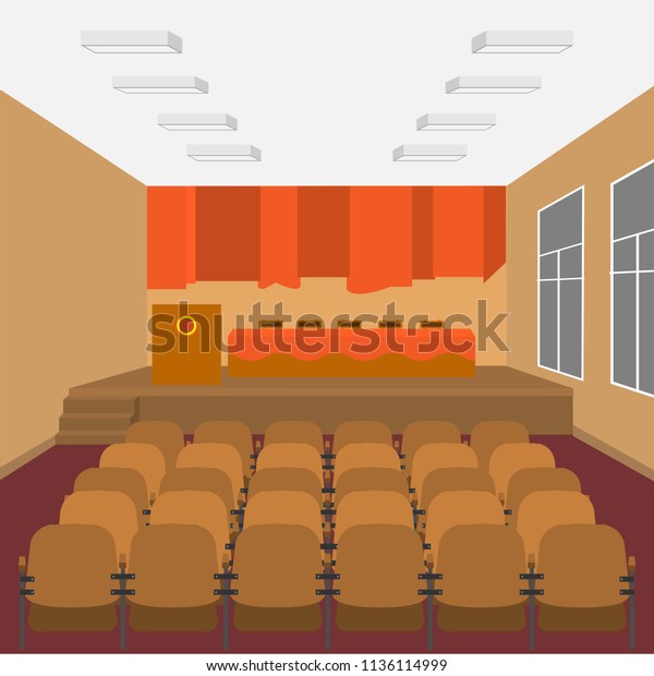 School assembly hall - for events, school\
concerts, parties,\
holidays