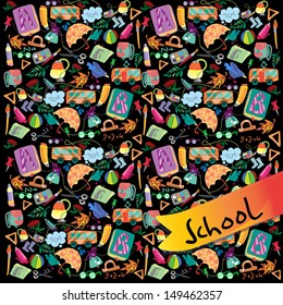 school, autumn, education, student, pattern, background
