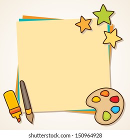 School background. Back to school