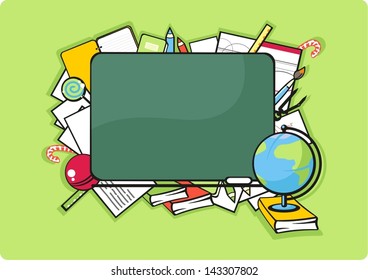 School background, horizontal