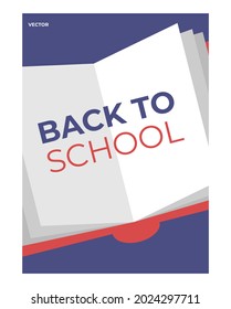 School backgrounds. Elements and objects on school themes, simple background for poster. Vector illustration background concept.