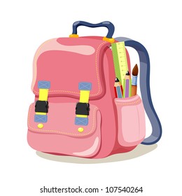 42,883 Cartoon school bag Images, Stock Photos & Vectors | Shutterstock