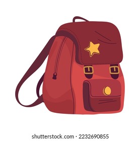 school backpack accessory icon isolated