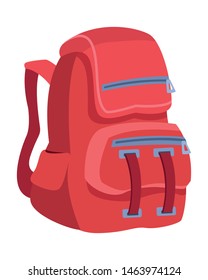 School backpack education cartoon isolated ,vector illustration .graphic design.