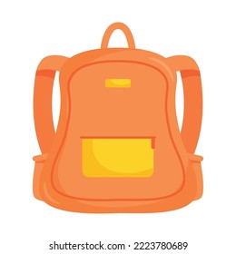 school backpack icon on white background