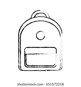 School backpack isolated