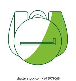 School backpack isolated