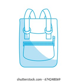 School backpack isolated