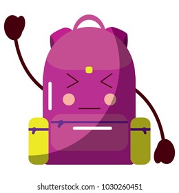 school backpack kawaii cartoon character