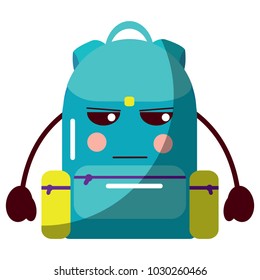 school backpack kawaii cartoon character
