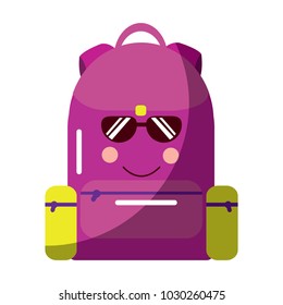 school backpack kawaii cartoon character