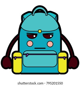 school backpack kawaii cartoon character