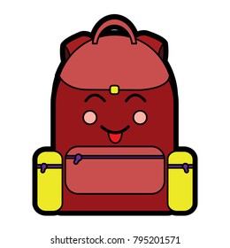 school backpack kawaii cartoon character