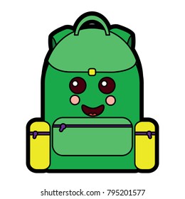 school backpack kawaii cartoon character