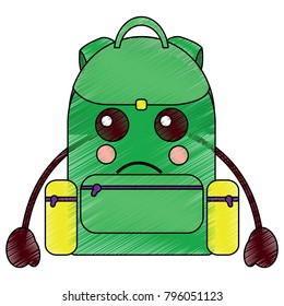 school backpack kawaii cartoon character