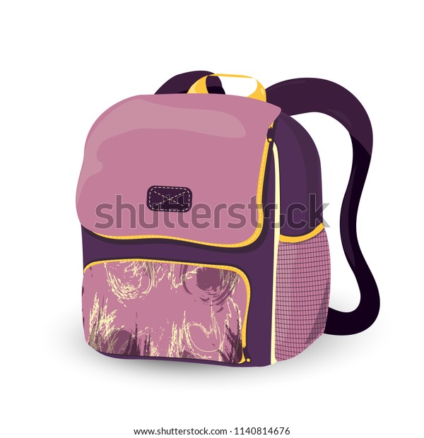 purple book bag