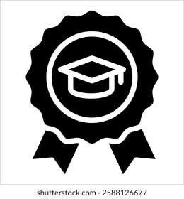 School Badge Icon Element For Design