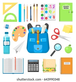 2,894 Pencil sharpener school bag Images, Stock Photos & Vectors ...