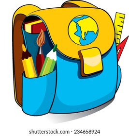 school bag, briefcase
