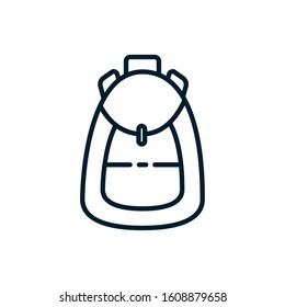 School bag design, Eduaction class lesson knowledge preschooler study learning classroom and primary theme Vector illustration