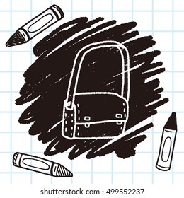school bag doodle
