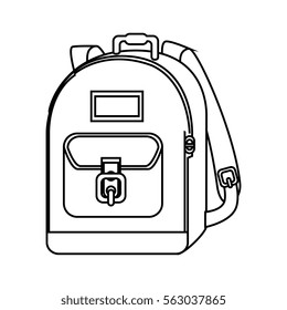 School Bag Equipment Icon Stock Vector (Royalty Free) 563037865 ...