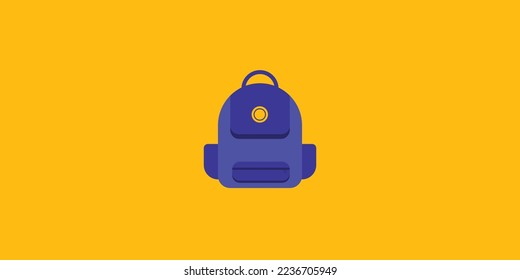 
Illustration zum Grafikdesign der Schultasche. eps