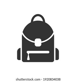 School bag icon design template vector isolated