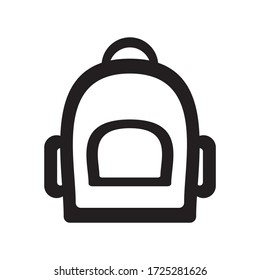 school bag icon, icon education