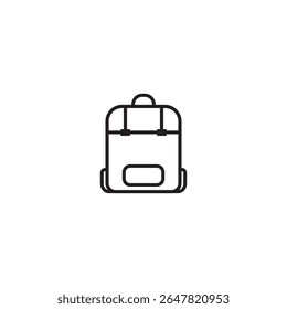 school bag icon illustration element design