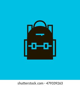 School bag icon. School bag sign.