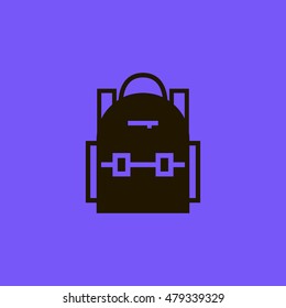 School bag icon. School bag sign.