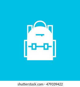 School bag icon. School bag sign.