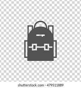 School bag icon. School bag sign.