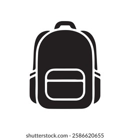 School Bag Icon | Student Bag Vector Illustration
Backpack Symbol | Camping and Hiking Bag Icon
Minimalist Backpack Icon | Education and Outdoor Gear.