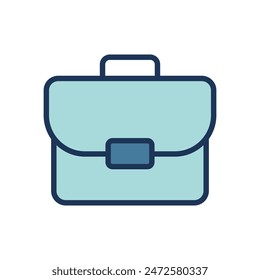 school bag icon symbol vector template