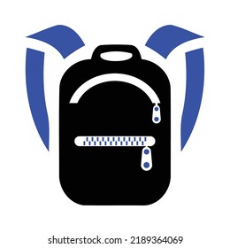 School Bag Icon Vector illustration