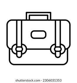 icono del bolso escolar, vector escolar, ilustración del bolso