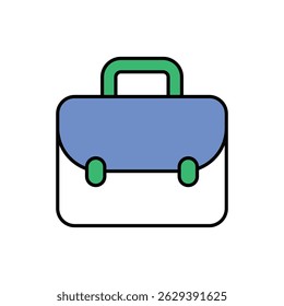 School Bag Icon vector stock illustration