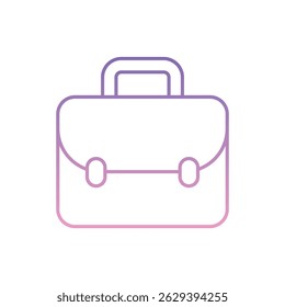 School Bag Icon vector stock illustration
