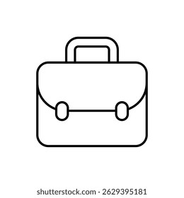 School Bag Icon vector stock illustration