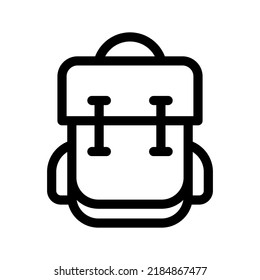 Illustration zum Design der Schultasche-Symbol
